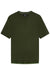 Scotch and Soda Knitted T-Shirt in Forest Night — flatlay view