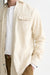 Scotch and Soda Melange Shirt in Eggnog — detail-pocket view