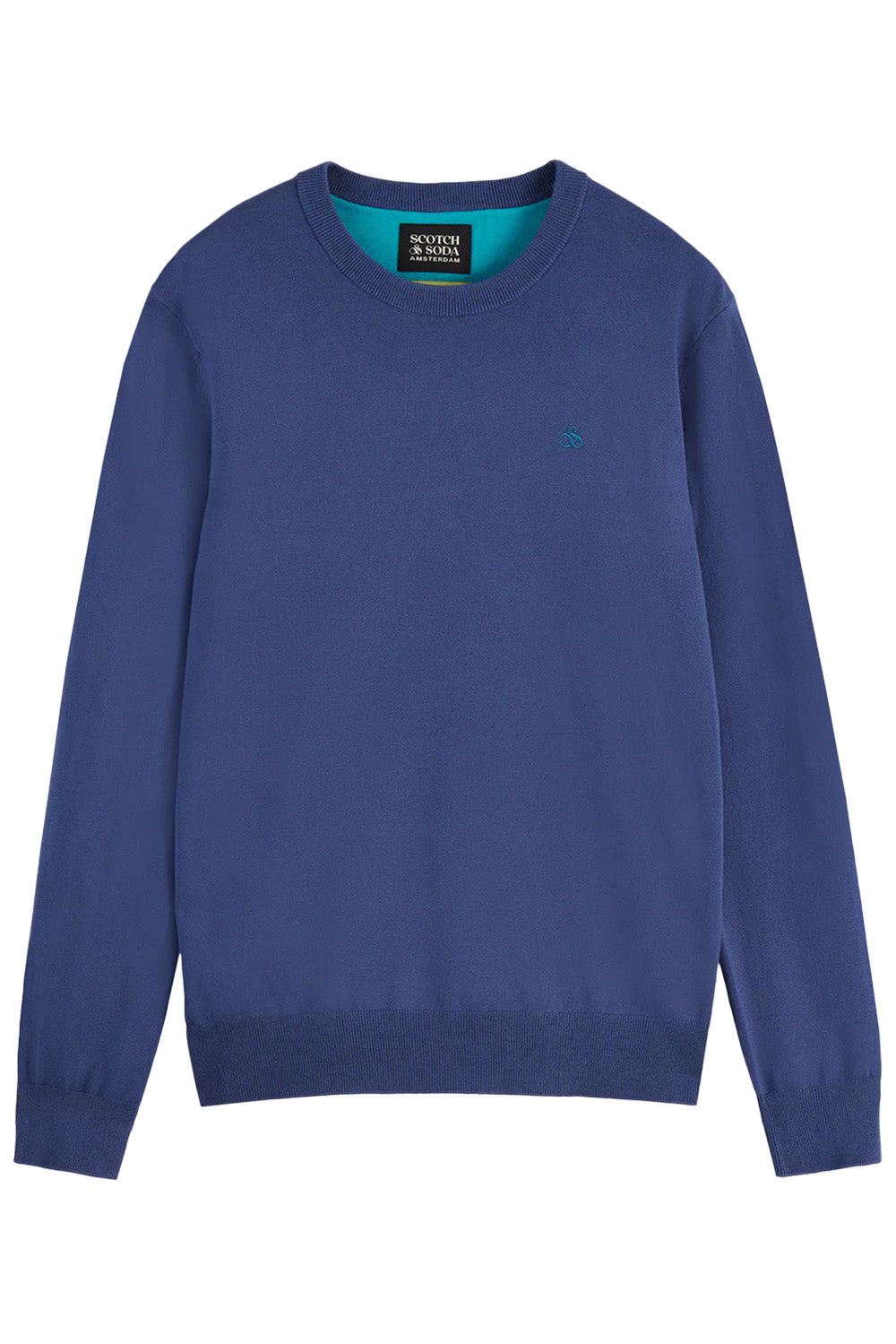scotch and soda ecovero pullover oceana front