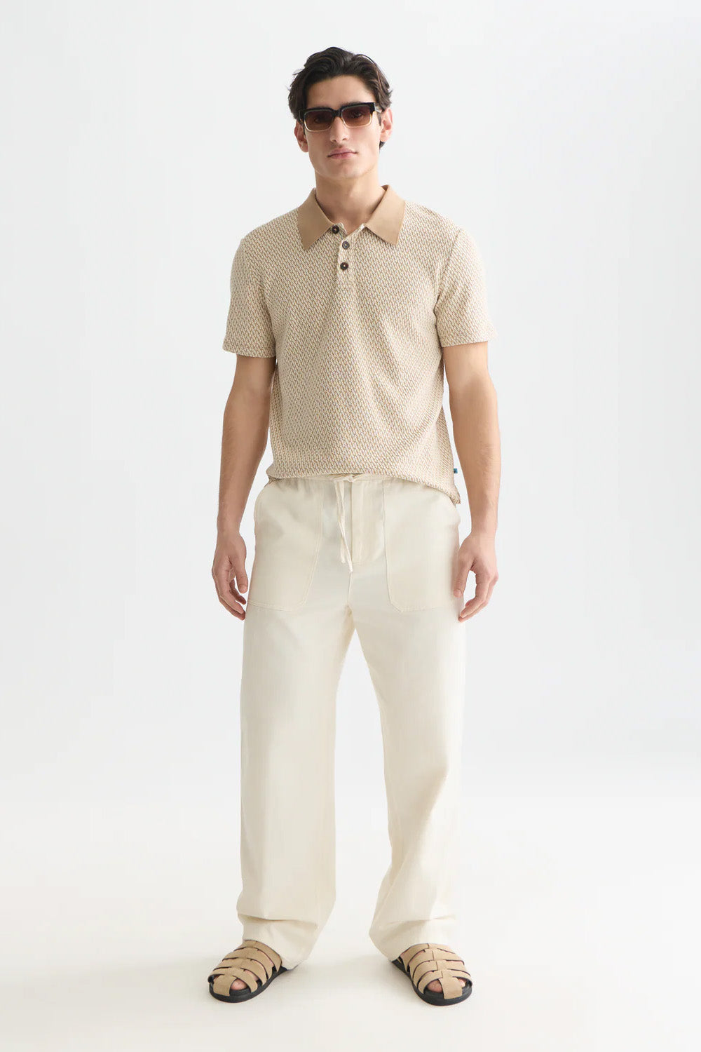 scotch and soda jacquard polo amphora 