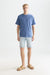 scotch and soda jacquard toweling t-shirt infinity 