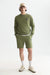 scotch and soda logo badge sweatshirt oil green