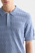 scotch and soda pointelle knitted polo infinity detail