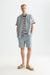 scotch and soda printed linen ss cactus stripe infinity