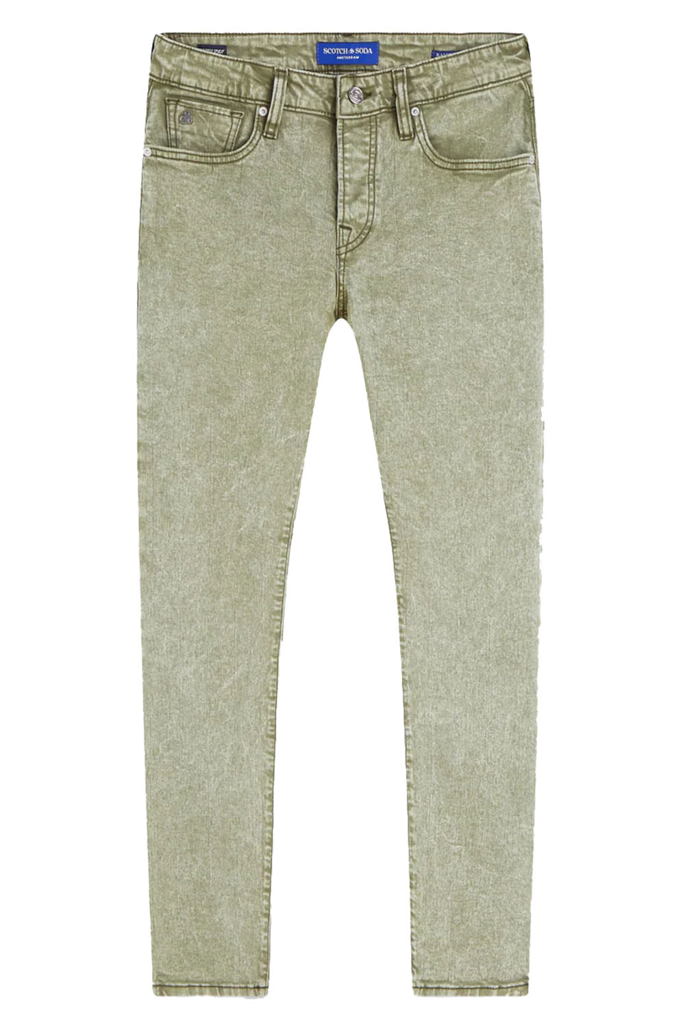 scotch and soda ralston oil green flatlay