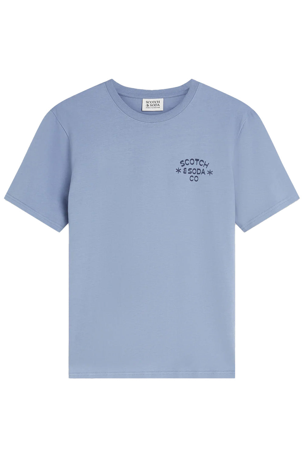 scotch and soda regular fit artwork tshirt infinity flatlay