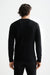 scotch and soda soft knit sweater meteorite back