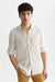 scotch and soda striped linen shirt dijon stripe front