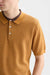 scotch and soda structured knitted polo cathay spice detail