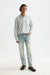 scotch and soda structured ls polo grey melange
