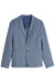 scotch and soda structured weave blazer pageant blue melange flatlay