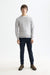 scotch and soda viscose pullover crewneck grey melange
