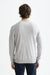 scotch and soda viscose pullover crewneck grey melange back