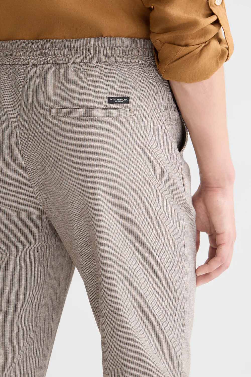 scotch and soda warren jogger cathay spice dobby detail