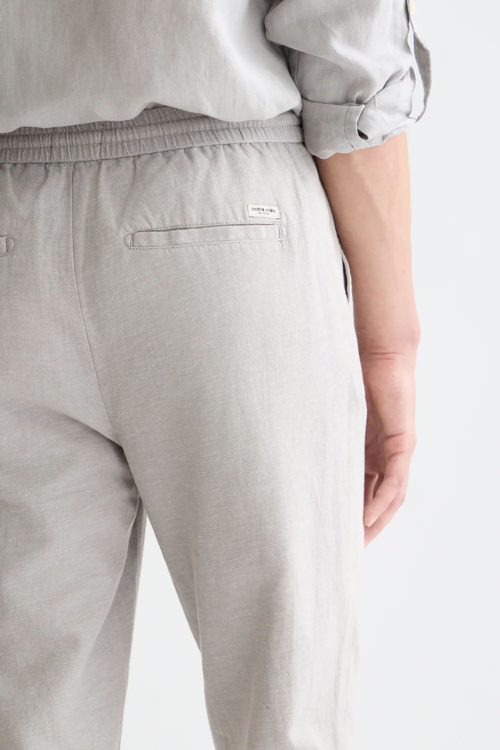 scotch and soda warren jogger grey detail
