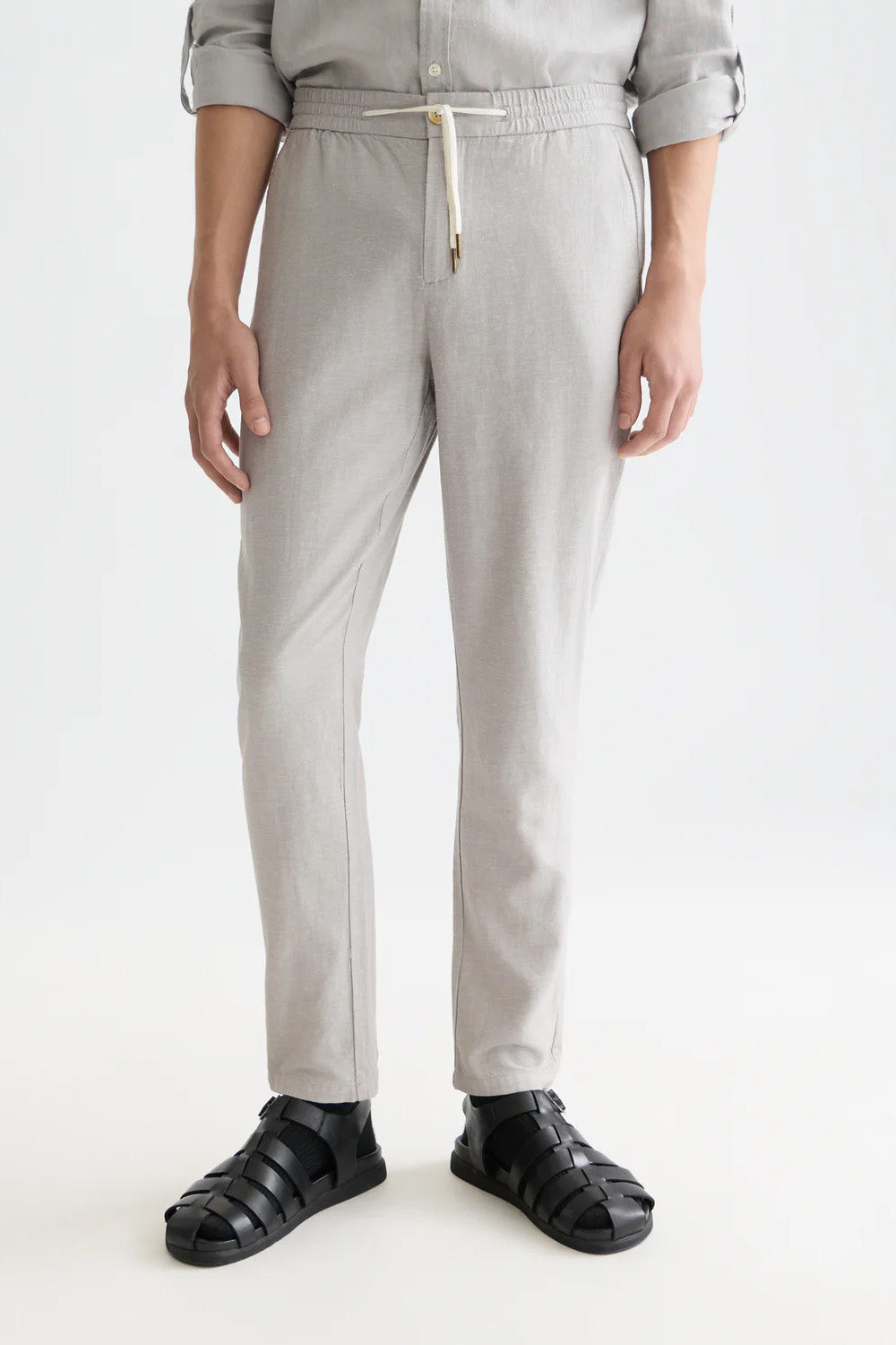 scotch and soda warren jogger grey front