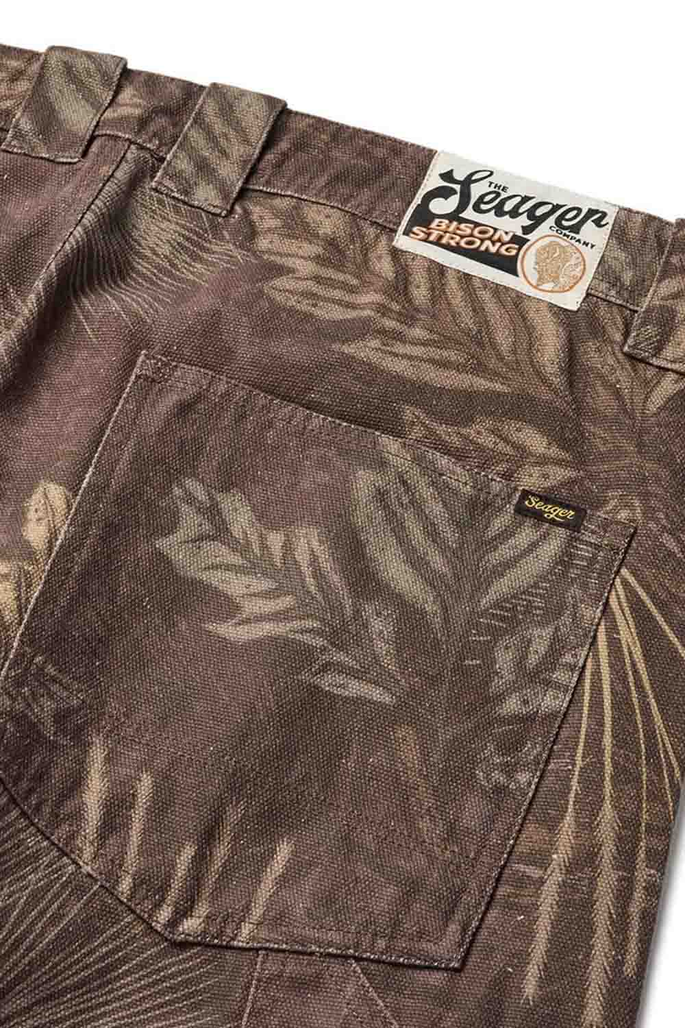 Seager - Bison Canvas Pant - Seager Camo - Back Pocket Detail