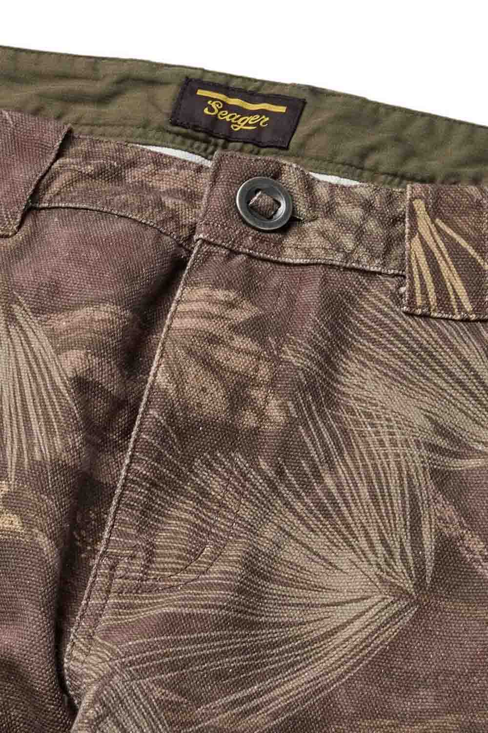 Seager - Bison Canvas Pant - Seager Camo - Front Pocket Detail