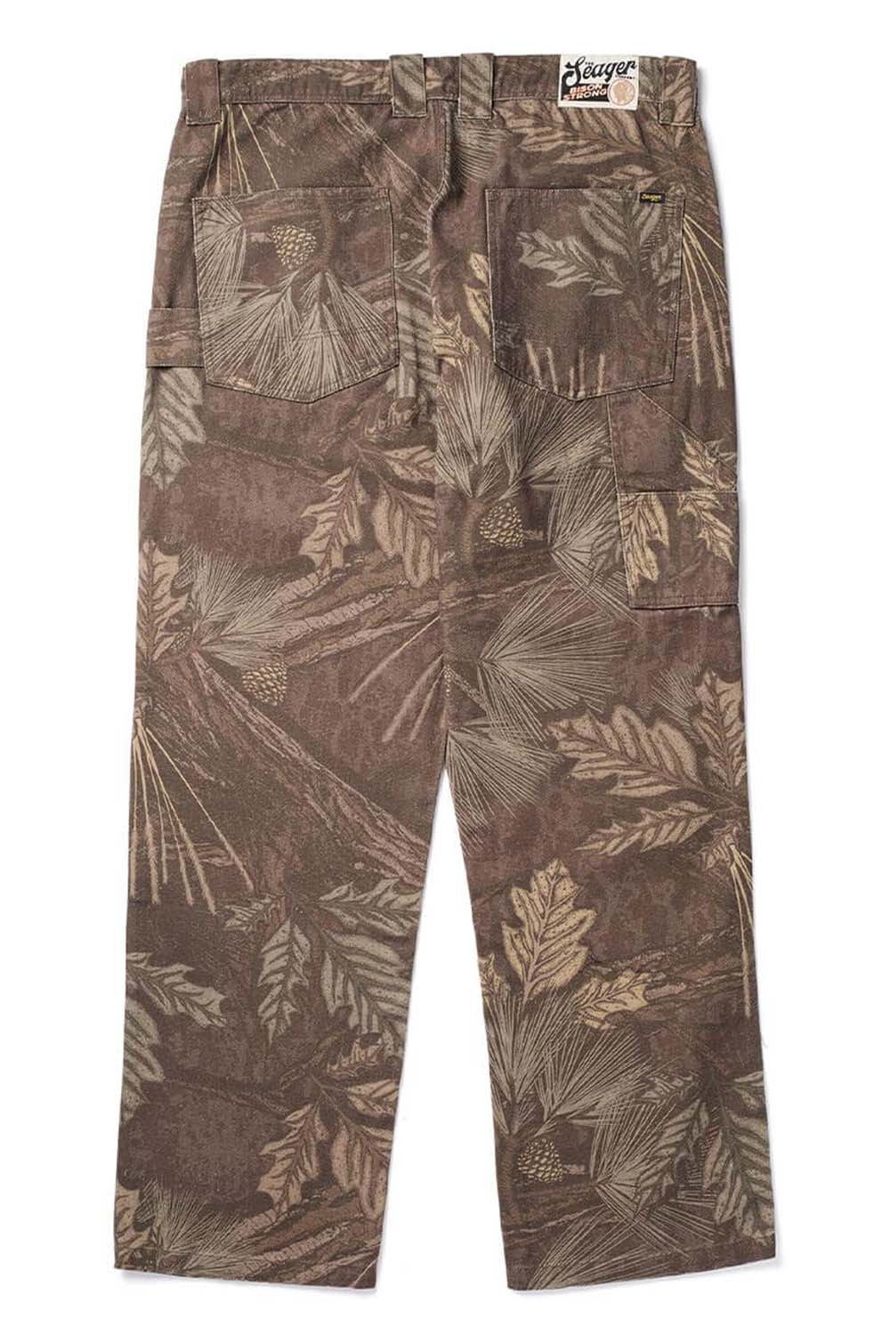 Seager - Bison Canvas Pant - Seager Camo - Flatlay Back