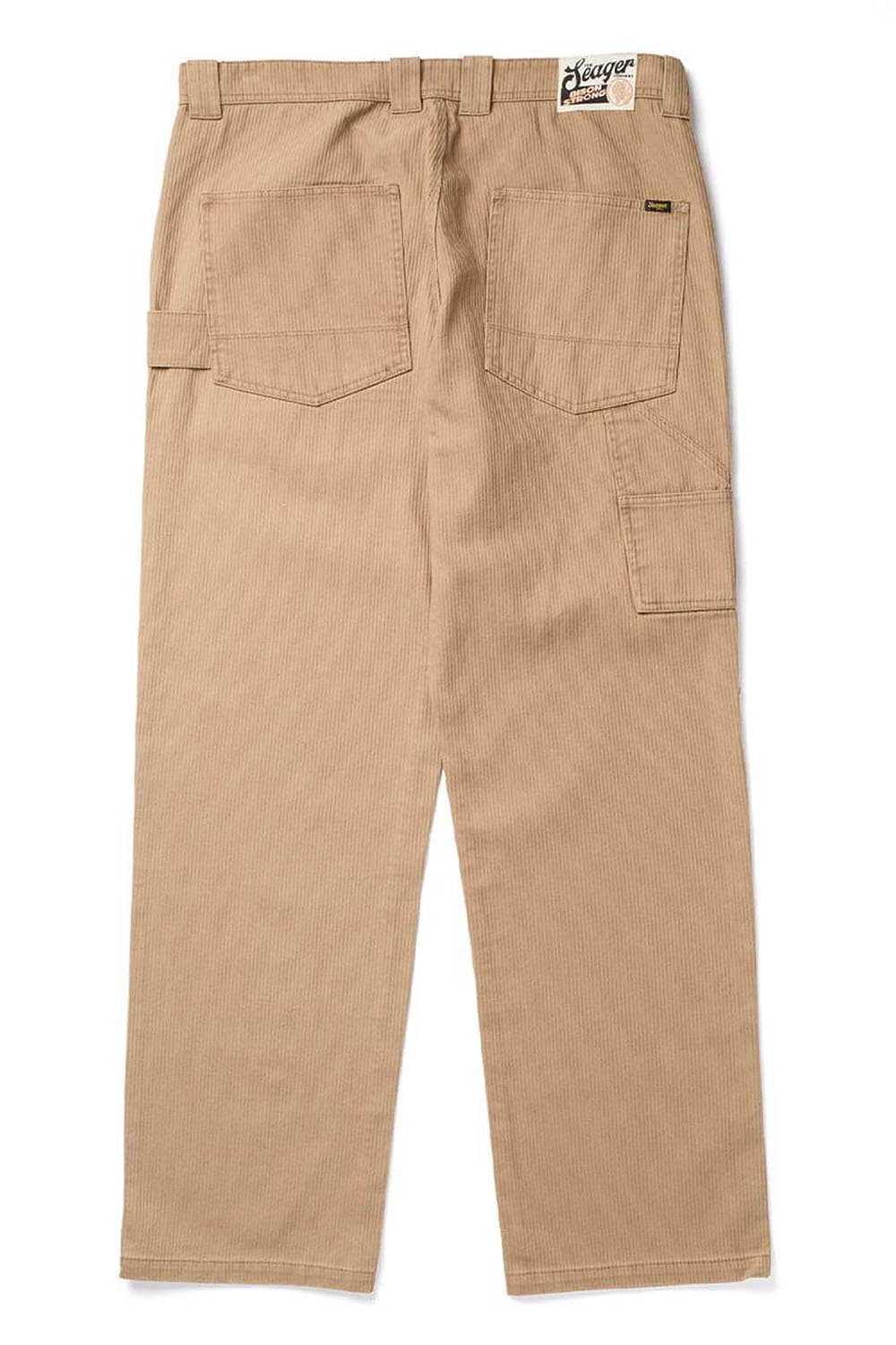 Seager - Bison Corduroy Pant - Tan - Flatlay Back