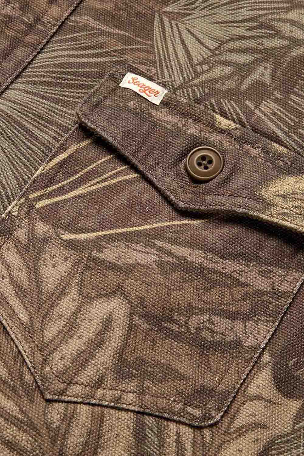 Seager - Bison Workshirt - Seager Camo - Pocket Detail