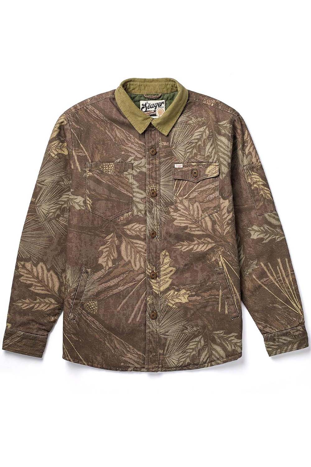 Seager - Bison Workshirt - Seager Camo - Flatlay Front