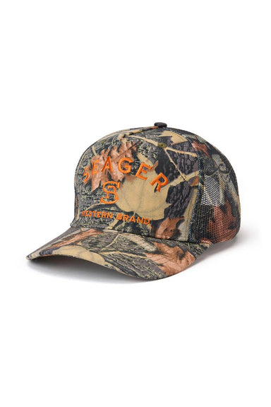 Seager - Branded Trucker Snapback - SJC Camo - Profile