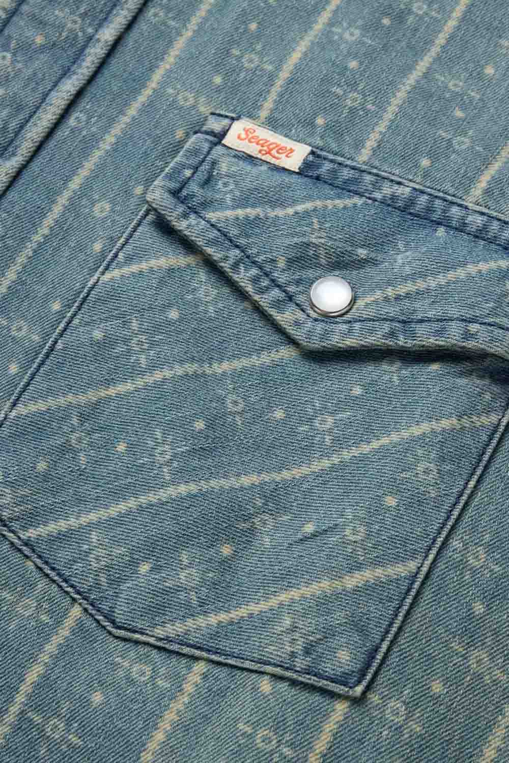 Seager - Reagan Pearl Snap - Printago - Detail Pocket