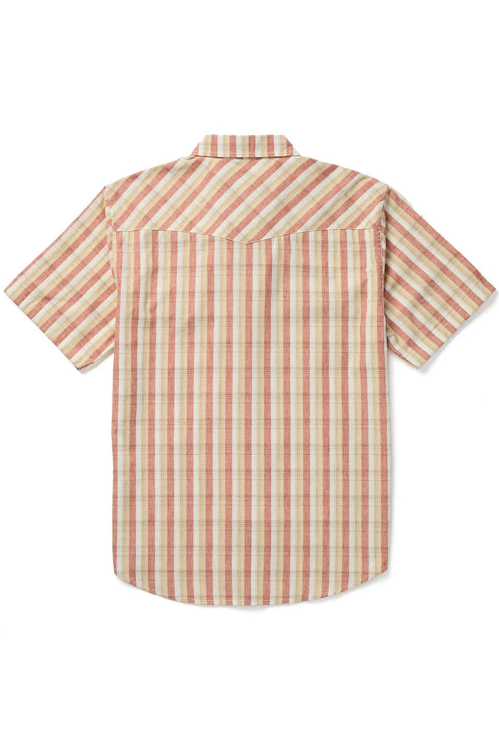 seager sawtoof short sleeve white wash plaid back