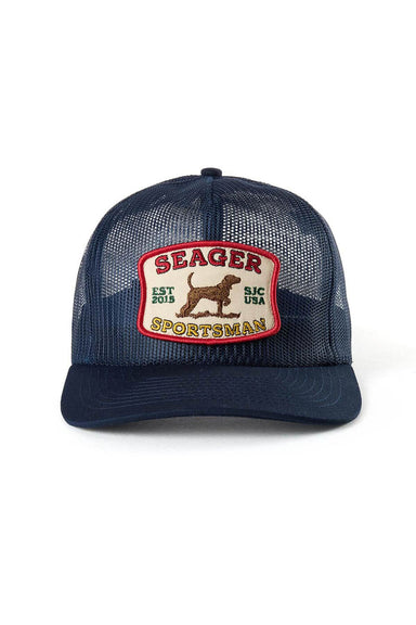 Seager - Sportsman Mesh Trucker - Navy - Front