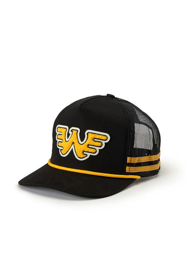 Seager - Waylon Jennings Flying W Snapback - Black - Profile