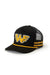 Seager - Waylon Jennings Flying W Snapback - Black - Profile