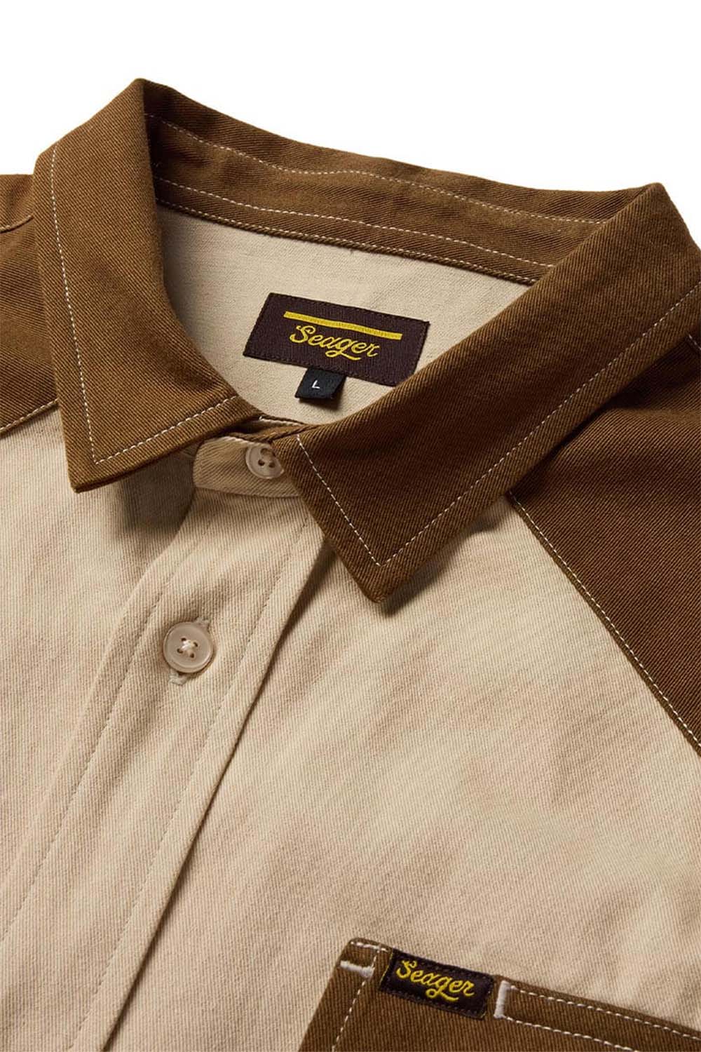 seager amarillo ss vintage tan collar