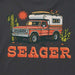 seager baja tee vintage black detail
