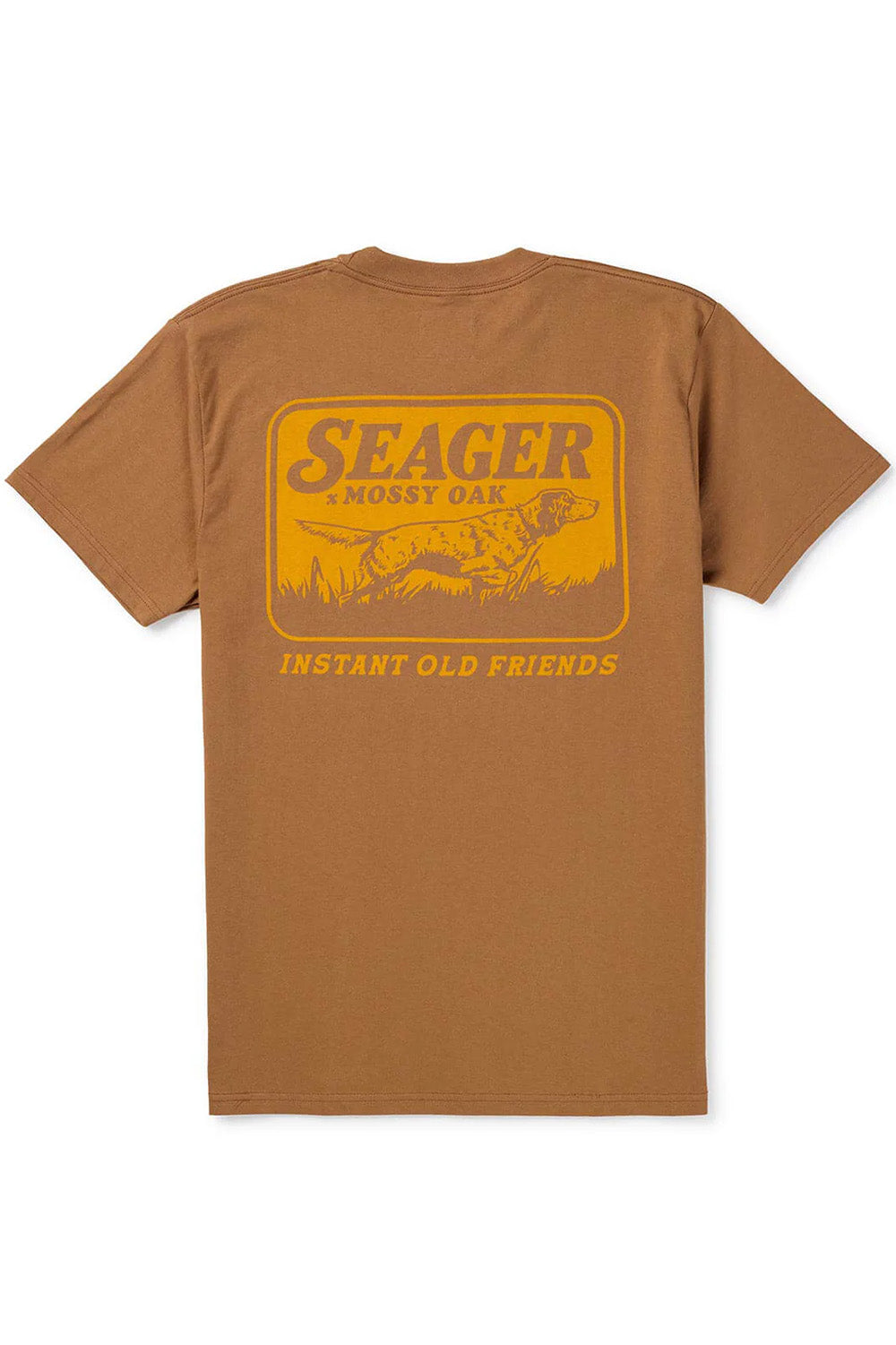 seager bird dog tee brown back