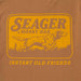 seager bird dog tee brown detail