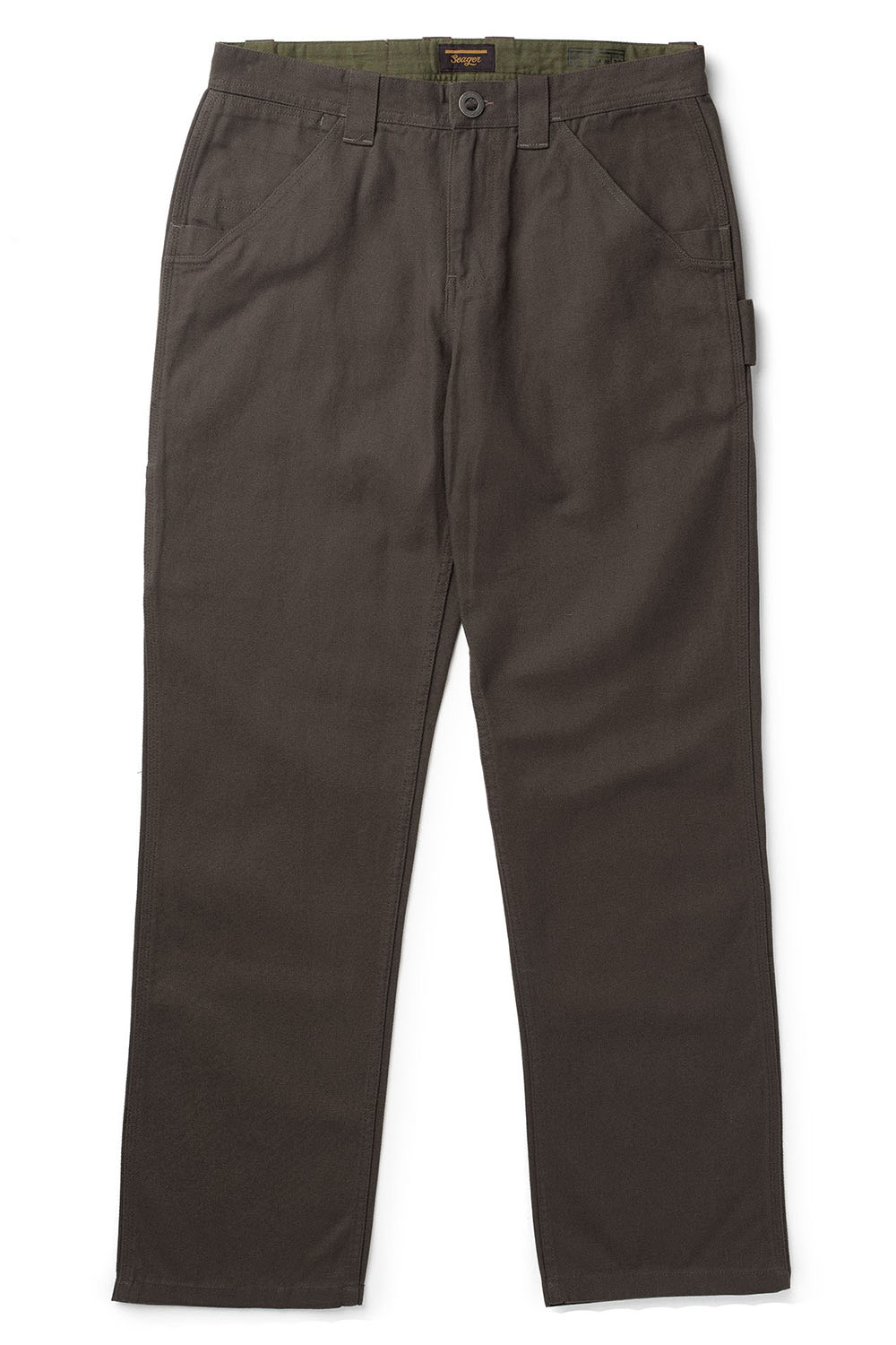 seager bison canvas pant darkwood front