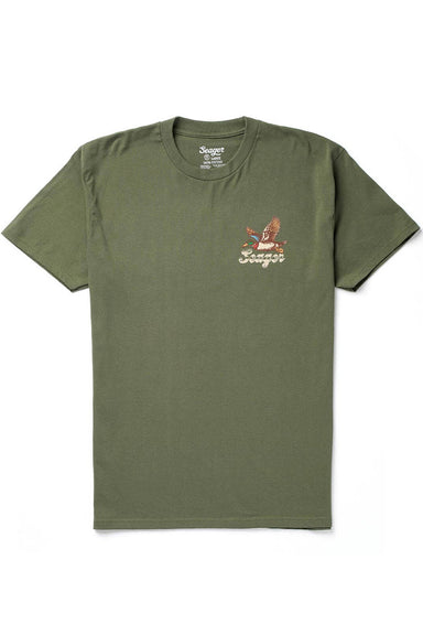 seager greenhead tee surplus green front