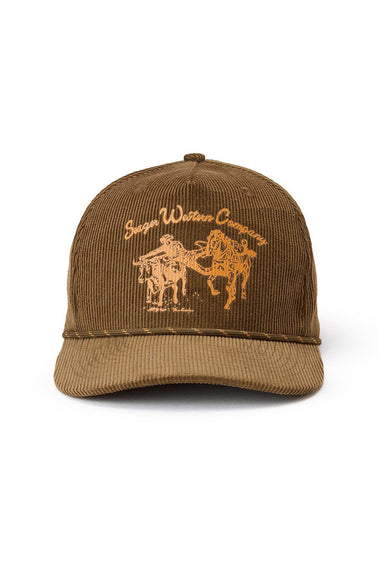seager los rios cord snapback brown front