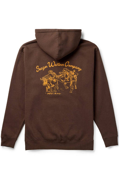 seager los rios hoodie brown back