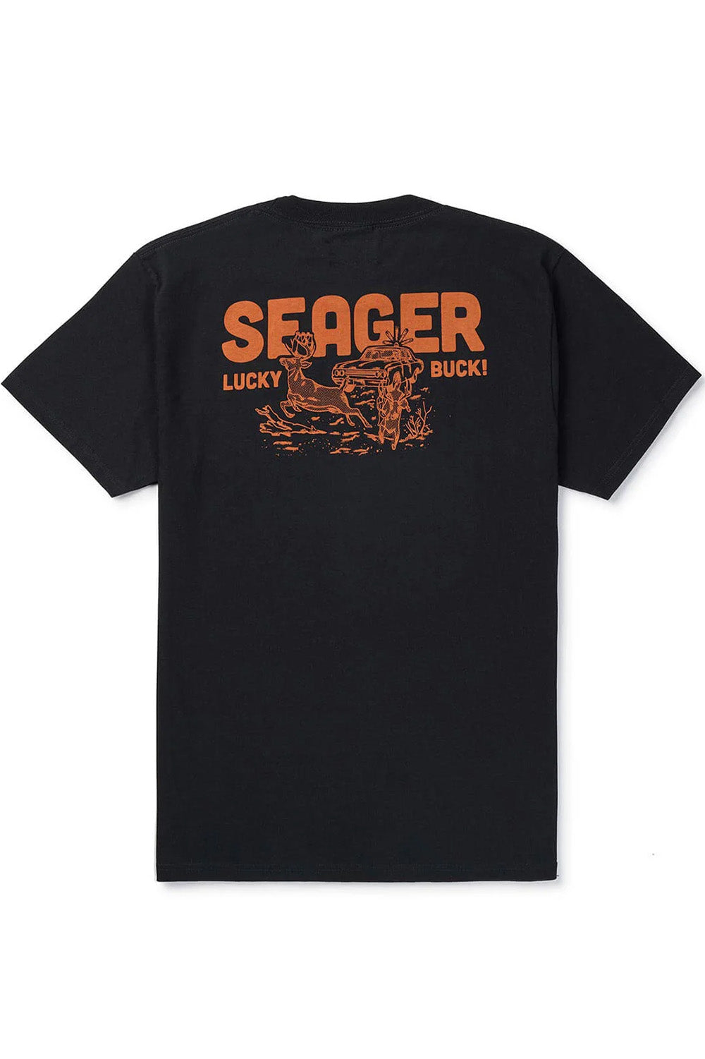 seager lucky buck tee black back