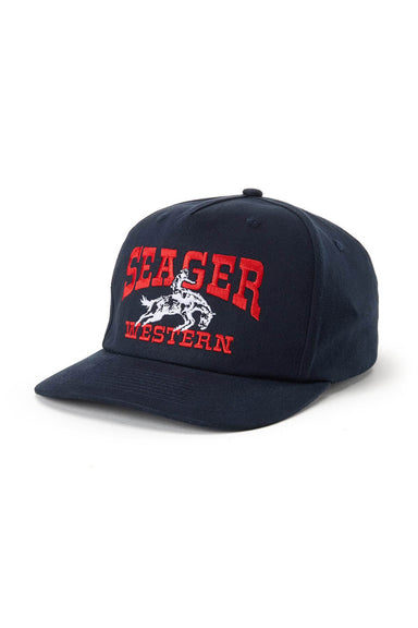 seager rodeo snapback navy profile