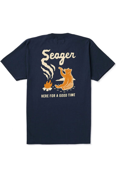 seager smokey tee navy back