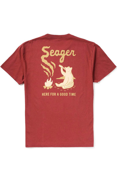 seager smokey tee roasted red back