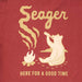 seager smokey tee roasted red detail
