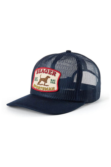 seager sportsman mesh trucker navy profile