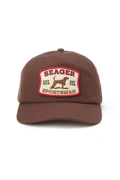 seager sportsman snapback brown front