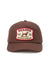 seager sportsman snapback brown front