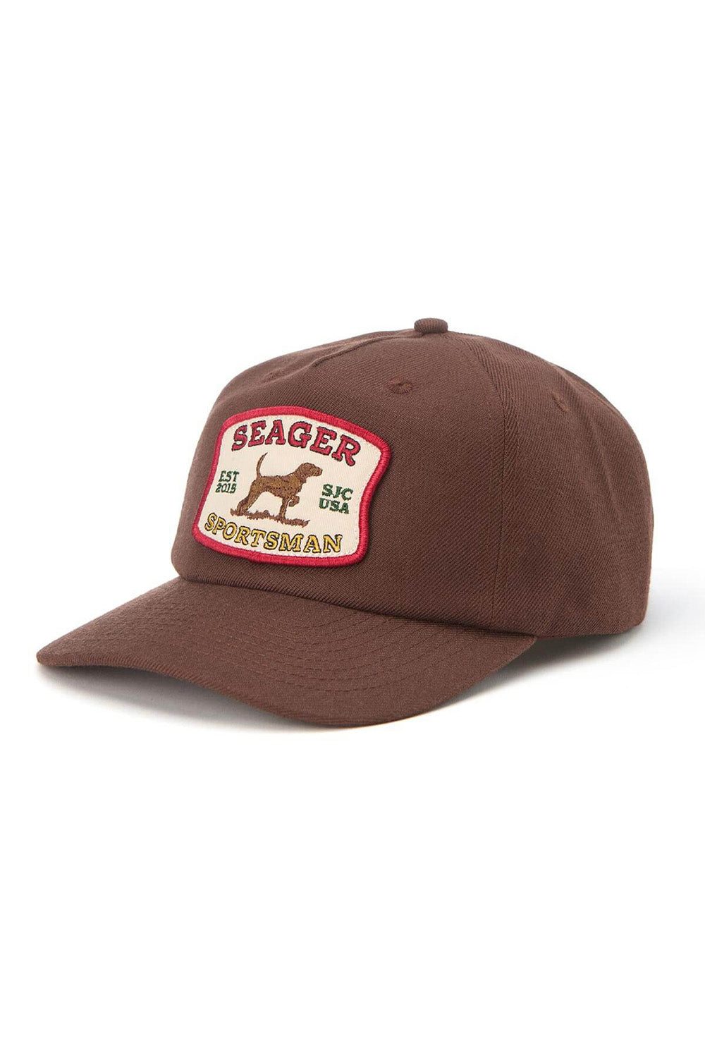 seager sportsman snapback brown profile