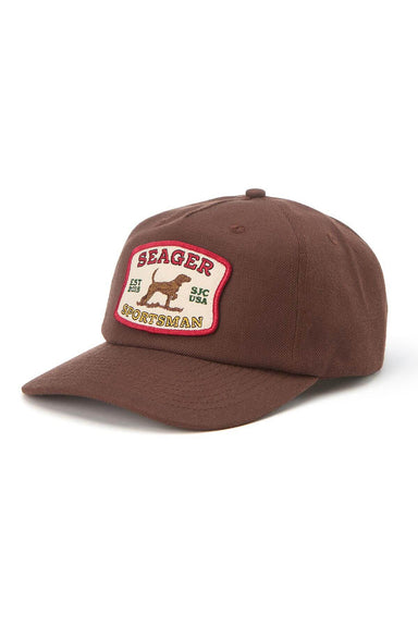 seager sportsman snapback brown profile